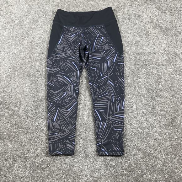 Patagonia Leggings Womens Small Centered Crops Performance Compression Wicking - Picture 1 of 12